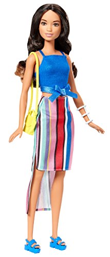 Muñeca Barbie Fashion morena miniatura 2