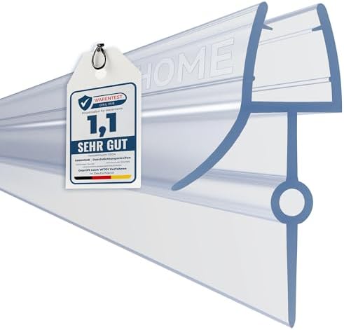 HNNHOME Duschdichtung 870mm Duschtürdichtung 4-6mm Glas bis 22mm gerade