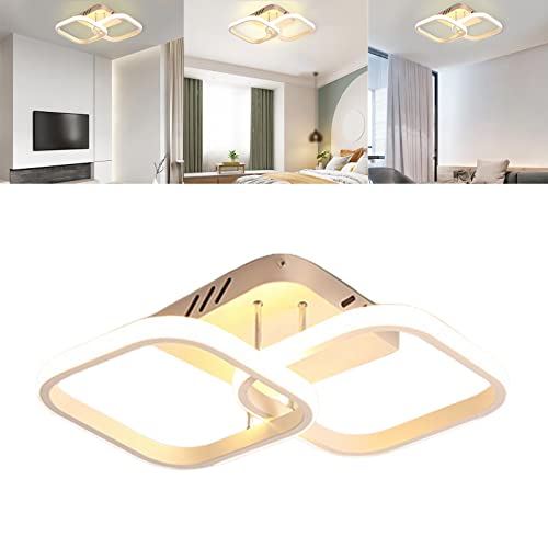 Qianly Luminária Moderna LED Branca para Ambientes Internos