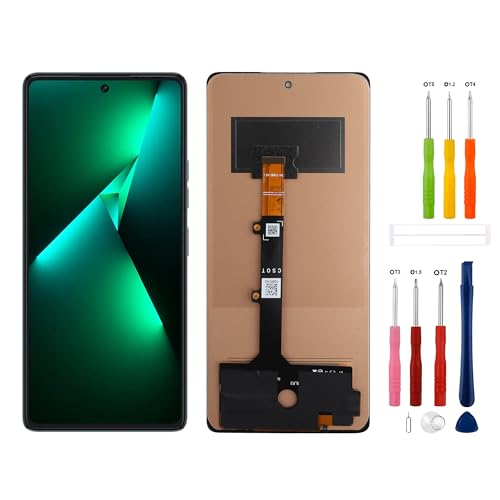 Écran tactile LCD pour Tecno Pova 6 Pro LI9 noir sans châssis avec kit outils
