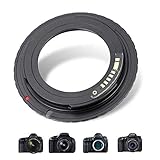 M42-Mount-Objektive (für Zeiss, für Pentax, für Praktica, für Mamiya, für Zenit) können für EOS-Kameras wie 5D, 5D2, 5D3, 7D, 60D, 450D, 550D, 600D, 750D, 760D usw. verwendet werden.