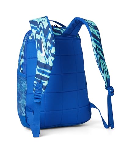 Nike Unisex Kid's Brasilia All Over Print Backpack (11L) (Little Big, Game Royal/Bleached Turquoise/White, One Size2