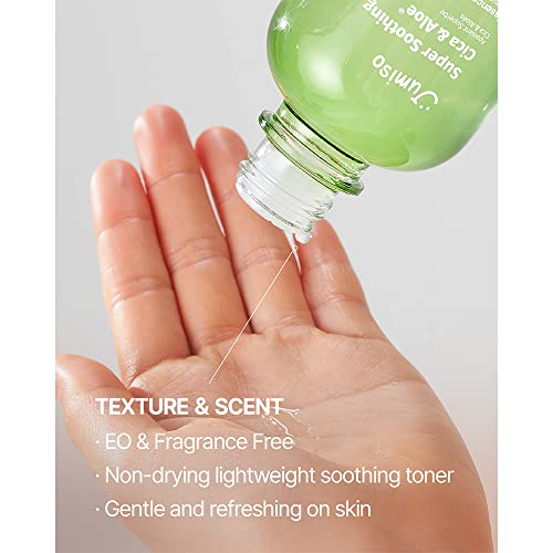 [Jumiso] Super Soothing Cica & Aloe Essence Toner 4.23 Fl. Oz / 125Ml | Korean Hydrating Facial Toner For Calming, Moisturizing, Soothing | Vegan, Centella & Aloe Extract, Ewg Green #TOP4