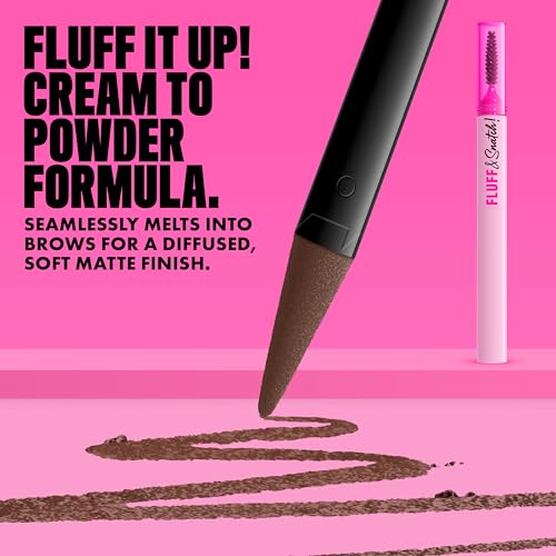 NYX PROFESSIONAL MAKEUP Fluff & Snatch Brow Powder Pen, Cream To Powder Eyebrow Pen For Soft, Defined Brows, Smudge and Transfer-Resistant Formula - Ash Brown - image 2