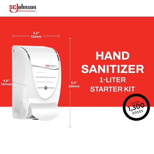 SC Johnson Professional InstantFoam Hand Sanitizer Starter Kit with Dispenser and 1L Foam Hand Sanitizer Cartridge by SC Johnson Professional - Image 2