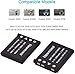 Newmowa® EN-EL10 Ersatz Akku (2er Pack) und tragbar USB-Ladegerät-Set für Nikon Coolpix S60, S80, S200, S202, S203, S205, S210, S220, S225, S230, S500, S510, S520, S570, S600, S700, S3000, S4000
