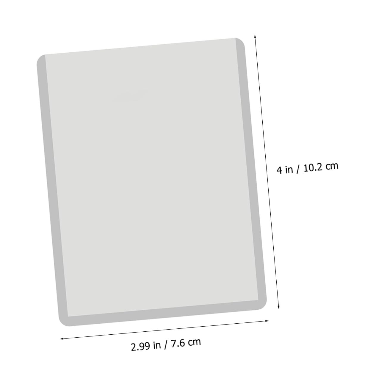 NOLITOY 100stücke Kartenhalter für Spielkarten Transparente Kartenhüllen Kratzfeste Schutzhüllen für Sammelkarten aus Hochwertigem Pvc-material Wiederverwendbar und Langlebig