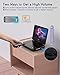 COOAU 11” Portable DVD Player, Support Power Bank Charging, Last Memory Function, Region Free, SD/USB/AV-Out Port with HD Swivel Screen,Car TV for Kids, Black