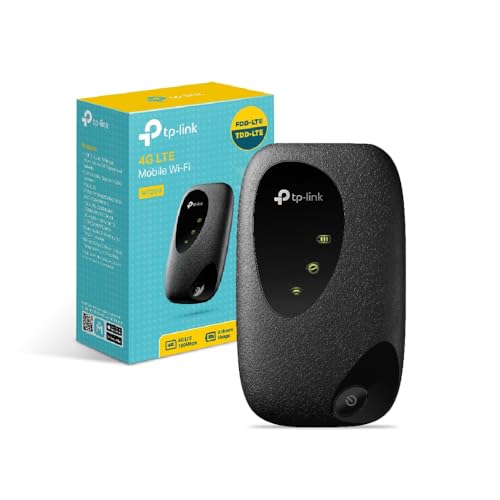 Tp-Link M7200 Mobile Router Hotspot Portatile, 4G Lte Cat4 150 MBps, Vincitore del Premio Red Dot Design, Può Essere Utilizzato in Tutti i Paesi Euro