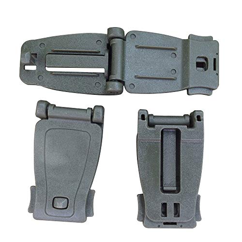 Andoer Acessórios de mochila de ventilador militar ao ar livre conexão de fita clipe de fivela mochi