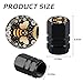 Tire Valve Stem Caps Bee Car Accessories 4-Pack-Aluminum Alloy Rust-Proof Universal Dust Covers Tire Air Cap for Car, SUV, Bike, Motorcycle,Bee Gifts Decor