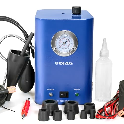 UDIAG ALT300 Automotive Smoke Leak Detector, EVAP Smoke Machine Leak Tester, Diagnostic Fuel Pipe Leak Detectors for All 12V Vehicles/Motorcycles/Trucks/Boats/ATV/Snowmobiles
