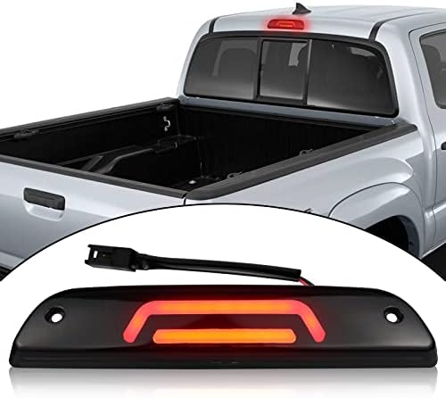 For Ford Escape Explorer & Mercury Mariner Mountaineer Rear High Mount LED 3rd Third Tail Brake Light Stop Light (Chrome Housing Smoke Lens - View #10