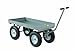 Little Giant CH-2448-X3-12P Steel Heavy-Duty Wagon Truck with 3" Deep Lip Edge Deck, 2000 lbs Capacity, 48" Length x 24" Width