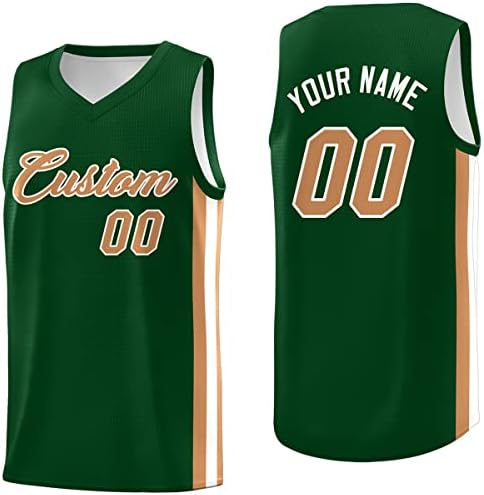 KXK Custom Basketball Jersey, Printed Personalized Name Number for Men Youth