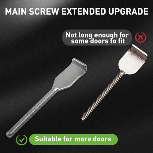 TBWHL Portable Door Lock Hotel Door Lock for Travelers Security, Door Stoppers Security Locks from Inside for Hotel Apartment Home Bedroom with Portable Velvet Bag - Image 6