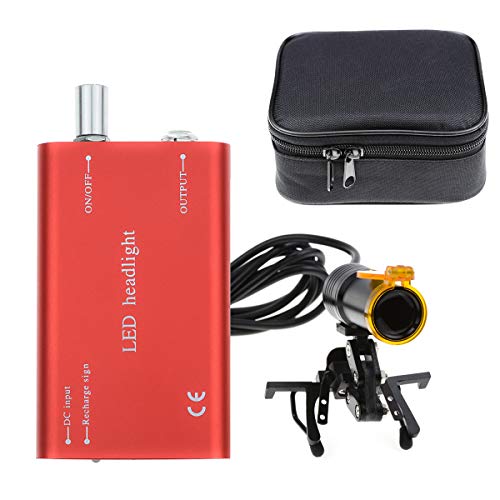 Bonew Head Lamp With Filter Clip-On Type For All Glasses + Cloth Bag Dy-007 (Red) #TOP3