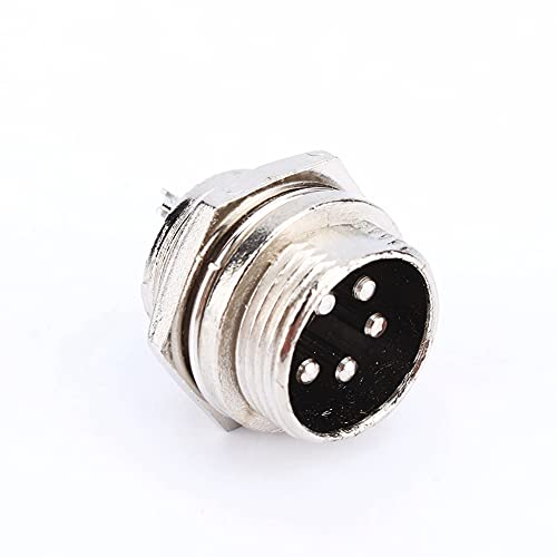 Conector enchufe aviación 5 pines metálico para CNC miniatura 3