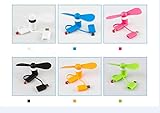 Mini Cell Phone Fan 3 in 1 Portable Micro USB Port Phone Fan Colorful and Powerful ,Mobile Phone Fan...