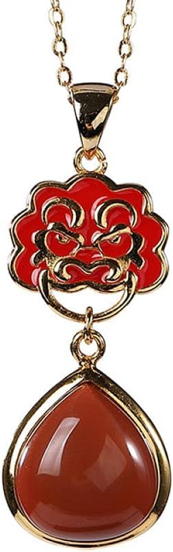 Collier S925 agate rouge : finissez-en avec les bijoux ternes grâce au cloisonné fait main