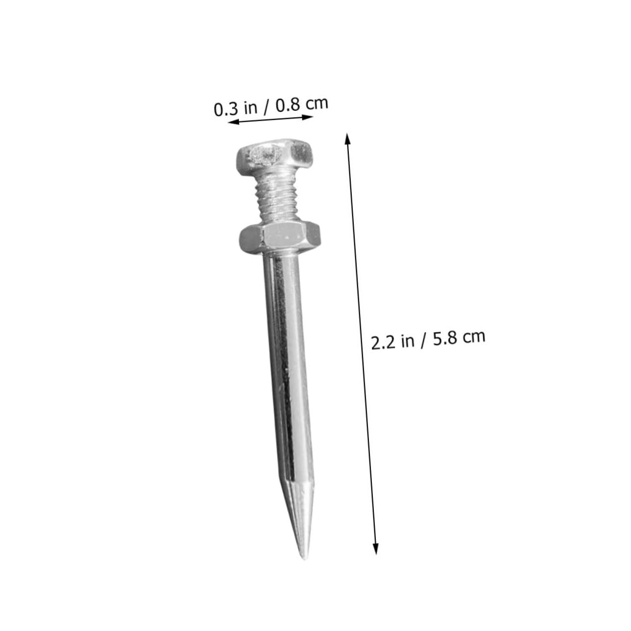 CIYODO 20pcs Aerator Spikes for Shoes Garden Grass Aeration Tool Lawn Stake for Grass Growth Heavy Duty Shoes Tool for Soil Aeration