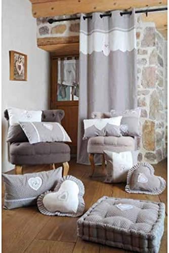 LOVELY CASA Curtain Cotton, Cotton, linen, 260x135 cm