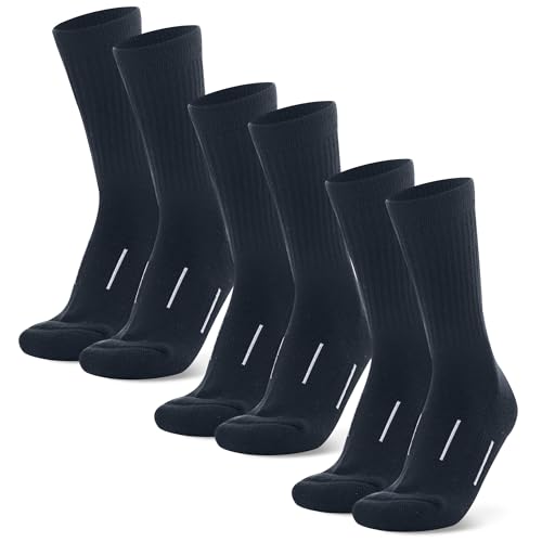 Image of Merino Wool Socks for Men and Women Hiking Merino Wool Boot Socks Thermal Warm Crew Style Work