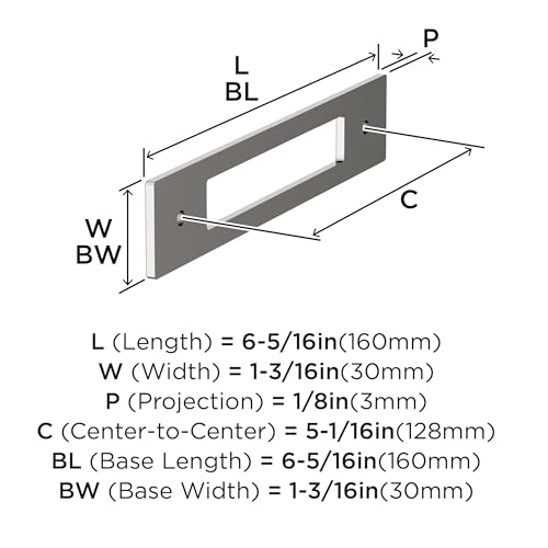 Image of Amerock Medora 5-1 /16 inch Polished Nickel Backplate | Decorative zinc cabinet hardware backplate designed to complement knobs and pulls while protecting cabinet surfaces