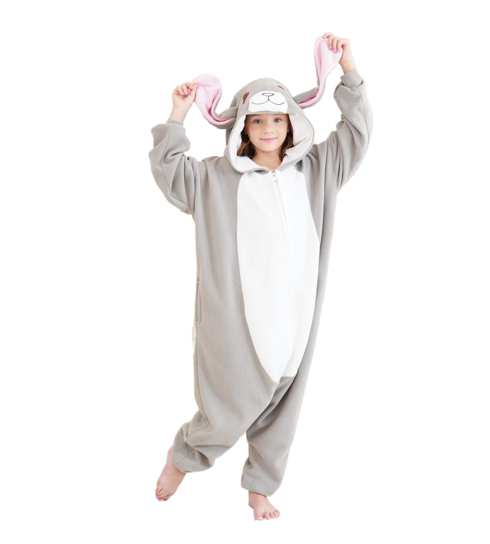 Unisex Kids Onesie Animal Cosplay Costume Pajamas Halloween Christmas Cartoon Sleepwear C…