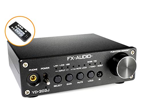 FX-AUDIO- YD-202J『ブラック』YDA138デジタルアンプIC搭載デュアルモノラル駆動式デジタルプリメインアンプ
