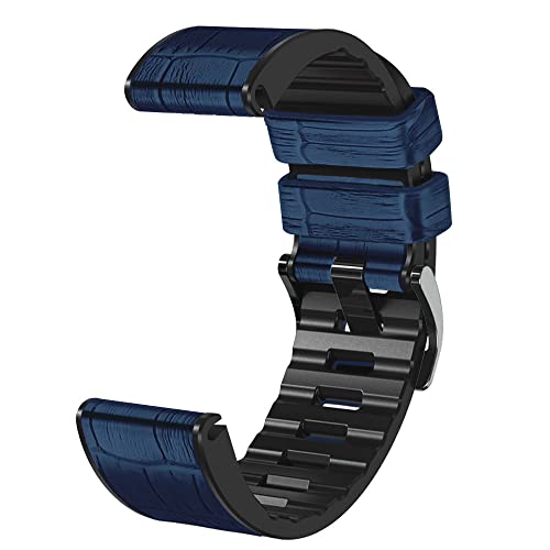 Correa de silicona de 26mm para Garmin Fenix 7X y 6X Pro en color ágata 6