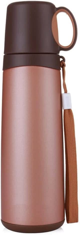 Vakuumisolierte Reiseflasche Baowenhu Thermosflasche Edelstahl Isolierflasche Reisekaffee Thermobecher Schule Isolierte Heimtasse (Color : C) (Color : A)