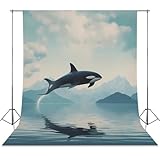Killer Whale Orca Backdrop...