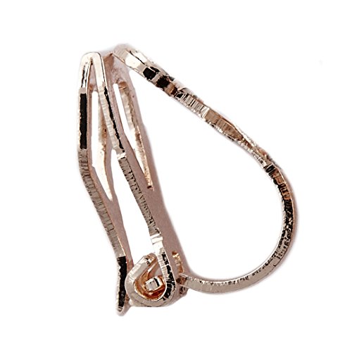 Clip su orecchini - placcato oro rosa orecchino