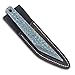 HAWK KNIVES Handmade Damascus Steel Blade Kiridashi Knife - 2.5 in Professional Woodworking, Marking, Wood Carving Tool & Leather Sheath