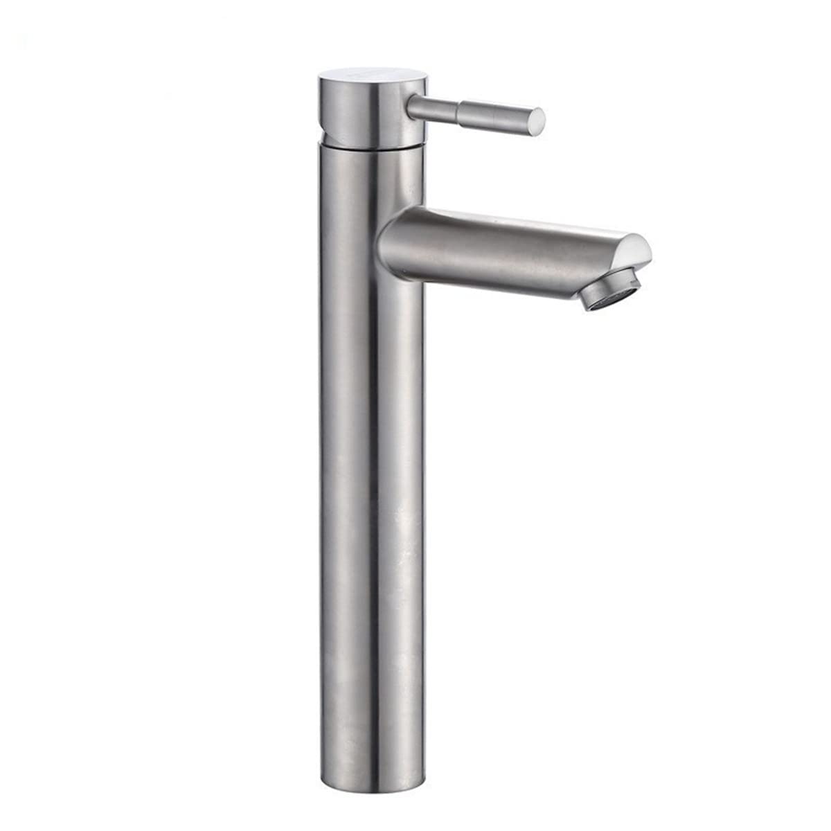 Grifo de baño monomando de acero inoxidable para fregadero y lavabo de palanca