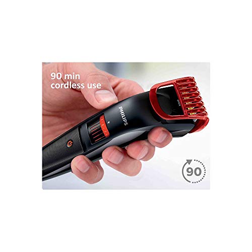 Image of Philips QT4011 /15 corded & cordless Titanium blade Beard Trimmer with Fast charge, 20 length settings