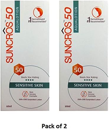 50 Aqualotion SPF-50 (60 ml) (Pack of 2)