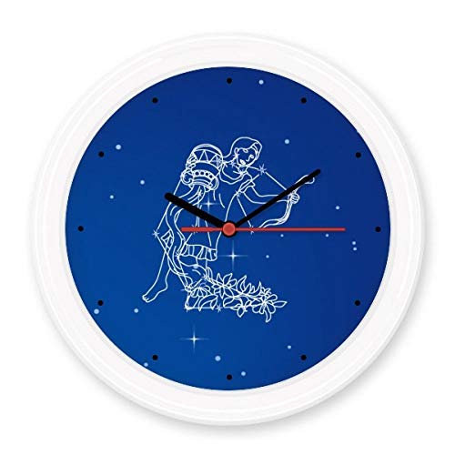 Horloge murale silencieuse non coutil Verseau pour chambre sans bruit