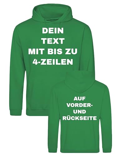NIMAMA Herren Hoodie Bedrucken Lassen - Mit Wunschtext personalisiert -...