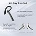 Bluetooth Headset, Wireless Bluetooth 5.4 Earpiece with 10Hrs Hands Free Talk Time, Single-Ear Headset with Noise Canceling Mic, Dual Pairing Headphones for Business/Office/Driving/Trucker/Android/iOS