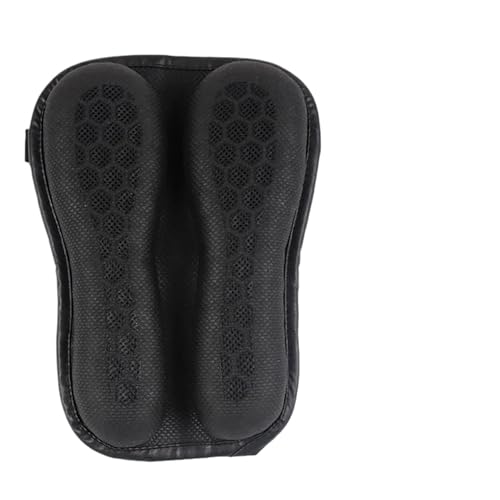 Cojín pasajero trasero para moto con diseño de panal transpirable universal