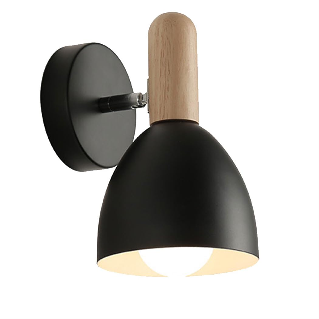 Granestner Macaron Wall Sconce - Stylish E26 Indoor Light for Bedroom, Living Room, and Nursery Set of 1(Dark)