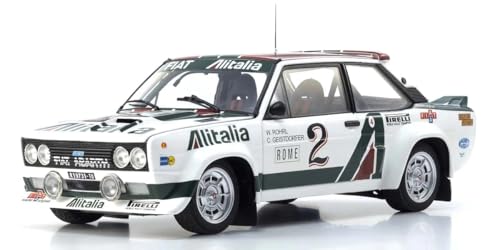 Fiat 131 Abarth Alitalia voiture de rallye miniature pour passionné de sport auto