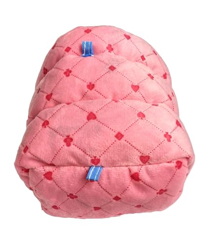 Image of WOWOWMEOW Small Animals Warm Hanging Cage Cave Bed for Hamsters, Guinea-Pigs, Rats and Chinchillas (M, Poker-Pink)