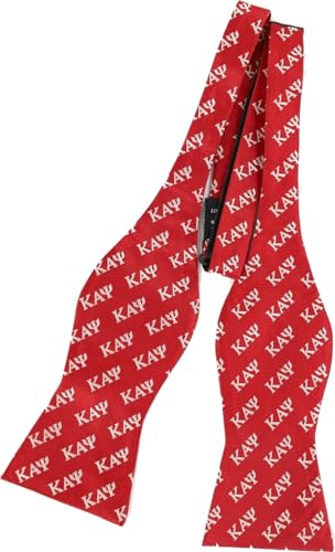 TCEShop Big Boy Kappa Alpha/? Psi Divine 9 Mens Bowtie [Crimson Red] - ID#5199