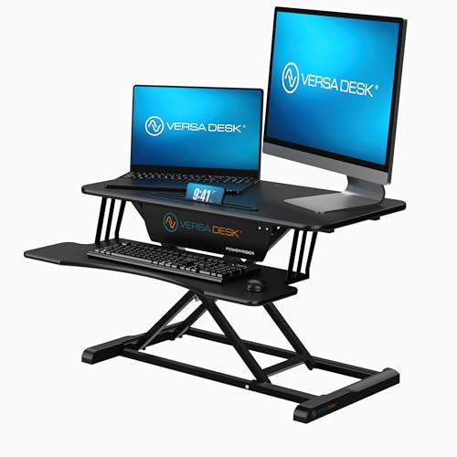 Versadesk VDPR Power Riser 32 Inch Electric Standing Desk Converter, Sit To Stand Up Height Adjustable Desk Riser thumb #7