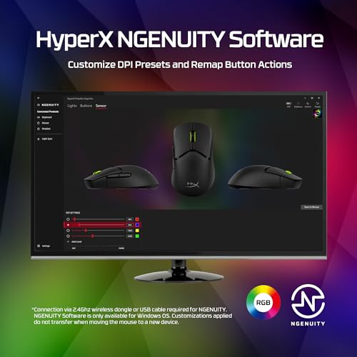 HyperX Pulsefire Saga Pro Wireless Black thumbnail 10