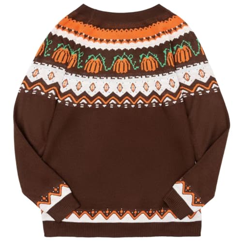Qbily Fall Halloween Knitted Sweater For Women Winter Holiday Xmas Christmas Pullover Sweatshirt Tops4