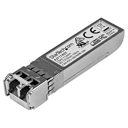StarTech.com HPE AJ717A Compatible SFP+ Module-8G Fiber Channel WW-8GbE Single Mode (SMF) Fiber Optic Transceiver-8GE Gigiabit Ethernet SFP+-LC 10km-1310nm-DDM HPE SN6000,SN6500,SN8600B(AJ717AST)